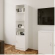 Bookshelf with 1 door bottom cupboard